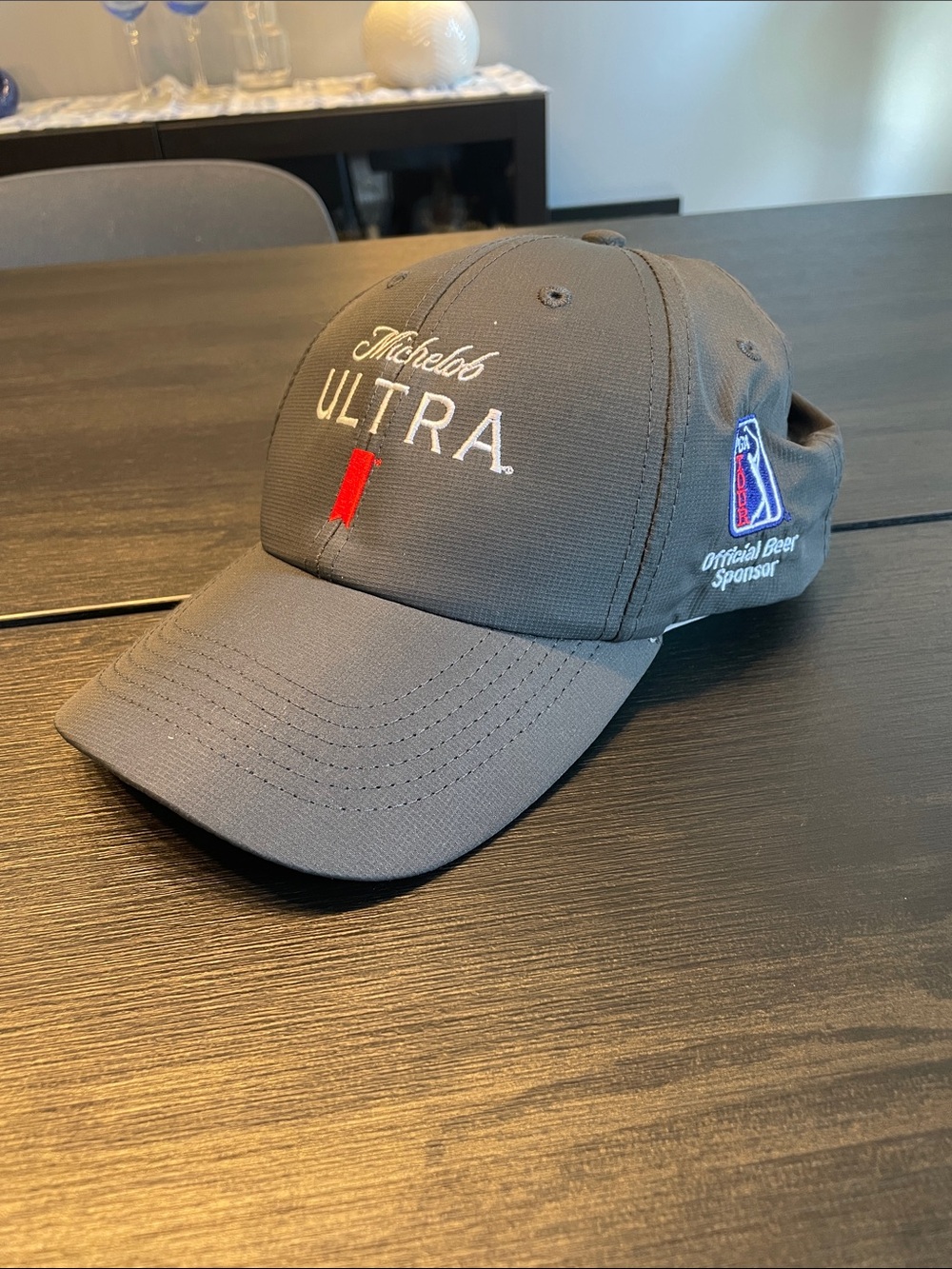 PGA Tour Michelob Ultra Men’s Gray Logo Baseball Cap
